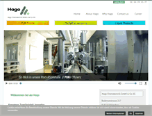 Tablet Screenshot of hago.de